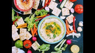 Hummus di Ceci  Healthy Hummus Recipe  Ricetta Super veloce e Sana [upl. by Bradski]