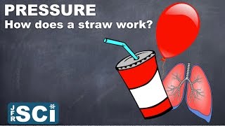 Pressure How does a straw work [upl. by Enelram218]