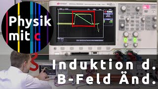Induktion durch Magnetfeldänderung [upl. by Tasha]