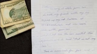 Accidentally Stolen Car Returned With Apology Note and Gas Money [upl. by Aarika]