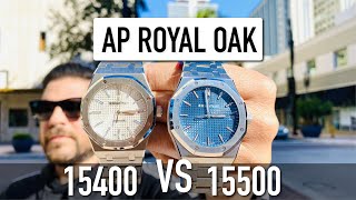 Audemars Piguet Royal Oak 15500 vs15400  Can You Spot The Difference [upl. by Laikeze]