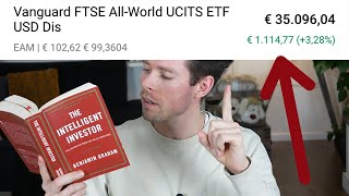 €10000month in Vanguard FTSE AllWorld UCITS ETF VWRL  IE00B3RBWM25 [upl. by Garey]