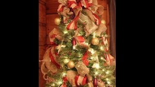 How to Decorate a wonderful Christmas tree Very easy DIY [upl. by Aihsetal134]