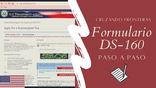 COMO LLENAR FORMULARIO DS160  2021 B1B2 [upl. by Anayik]