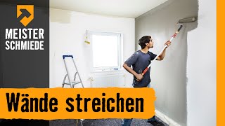 Wände streichen  HORNBACH Meisterschmiede [upl. by Nnel]