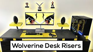 3D Printed Wolverine Desk Accessories  ft TechSource quotUltimate Desk Setupquot [upl. by Naened]