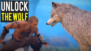 Assassins Creed Valhalla  SECRET Wolf Companion UNLOCK Guide [upl. by Derwood]