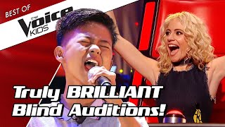 TOP 10  Simply BRILLIANT Blind Auditions in The Voice Kids [upl. by Manella988]