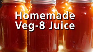 Homemade Vegetable JUICE V8®style from the Garden [upl. by Epner]