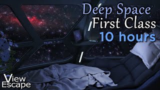 Deep Space First Class  Space Sounds and Ambience  Relaxing Sounds of Space Flight  10 HOURS [upl. by Namor]