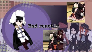 Bsd react to Nezuko [upl. by Yentnuoc]