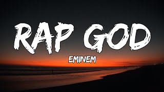 Eminem  Rap God Lyrics [upl. by Halpern]