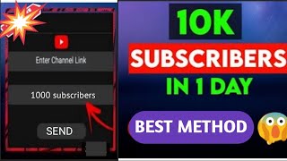 How to Get Free YouTube Subscribers in 2021  YouTube Subscribers Bot  Free Subscriber on YouTube [upl. by Jeannine]