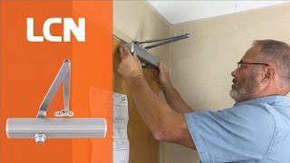 How to Install LCN 1460 Door Closer [upl. by Nerua]