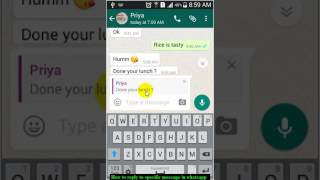 How to reply to specific message in whatsapp [upl. by Rey]