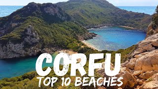 Top 10 Best Beaches in Corfu Greece [upl. by Latsyrcal]