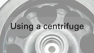 Using and balancing a centrifuge [upl. by Aggappera]