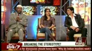 3Dr Zakir Naik Shahrukh Khan Soha Ali Khan on NDTV with Barkha Dutt [upl. by Araes]