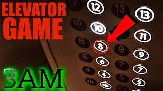 GONE WRONG PLAYING THE ELEVATOR GAME AT 3AM CHALLENGE We saw her [upl. by Wendin]