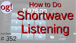 Learn About Shortwave Listening SWL for Beginners 352 [upl. by Moe]