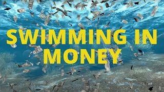 Swimming in Money  Subliminal Affirmations for Wealth Abundance Success  LOA Deep Sleep Program [upl. by Eitteb]