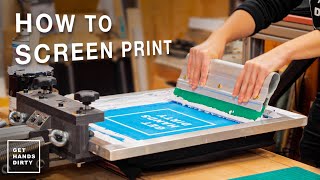 Print Your Own Posters TShirts and More  Screen Printing Basics [upl. by Eneloc14]