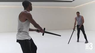 Sword Fight Choreography  Medieval Broadsword SPACT [upl. by Boyd]