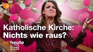 Wie weiter in der katholischen Kirche  ZDFheute live mit Carolin Kebekus und Maria 20 [upl. by Hildagarde]