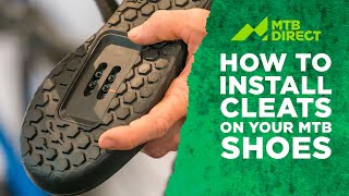 How to install cleats on your MTB shoes [upl. by Aruasi]