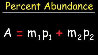 How To Find The Percent Abundance of Each Isotope  Chemistry [upl. by Rupert645]