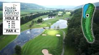 Golf Course Overview Double Black Diamond at Holiday Valley [upl. by Claire]