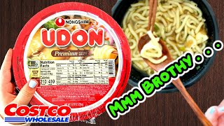 🇯🇵 Nongshim Udon Premium Noodle Soup  Costco Product Review [upl. by Ladnar]