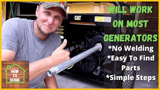 How To Make A Generator Exhaust Extension Kit [upl. by Araiet470]