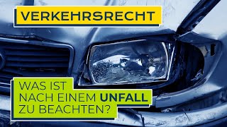 Schadensregulierung nach einem Unfall Was ist zu beachten [upl. by Awjan]