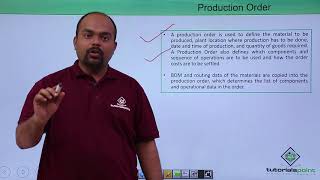 SAP PP  Production Order [upl. by Jud]