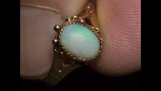 How to polish an opal while still set in jewelry [upl. by Bernita]