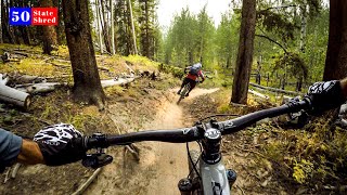 The PERFECT mountain bike trail 🇺🇸 50 STATE SHRED COLORADO [upl. by Biddick846]