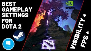 Dota 2  Settings for Best FPS in 2021  Game Mode  Nvidia  Launch Options  Power Options NO LAG [upl. by Uranie]