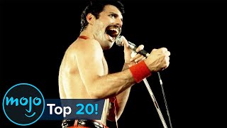 Top 20 Greatest Freddie Mercury Moments Ever [upl. by Eciryt]