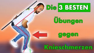 Die 3 besten Übungen gegen Knieschmerzen  Beintraining für gesunde amp stabile Knie [upl. by Odnavres]