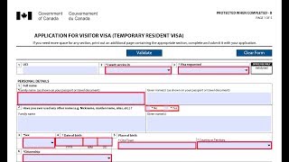 How to Complete IMM 5257Canada Visa Application [upl. by Lonergan819]