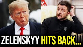 Zelenskyy HITS TRUMP BACK with Hilarious Troll [upl. by Bjork199]