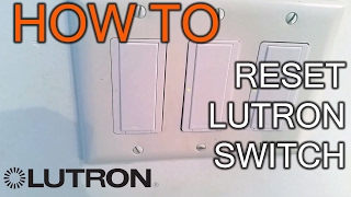 How To Reset Lutron Switch [upl. by Uohk]