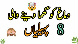 New 8 paheliyan 2021riddles Urdu an Hindistartv Urdugeneral knowledge [upl. by Akirre]