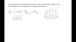 EampM Electric Flux Level 2 Example 1 [upl. by Llahsram]