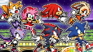 Sonic Advance Revamped All Characters Playthrough [upl. by Anikas300]