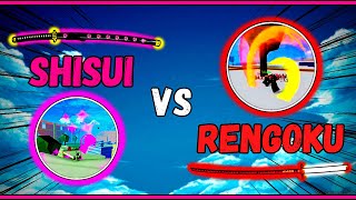 Shisui VS Rengoku  Which Is The Best Sword In Blox Fruits  Detailed Comparison  Blox Fruits [upl. by Naamann881]