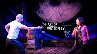 Swordplay Technique and Lessons  On Stage at Cyrano [upl. by Minor389]