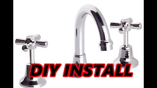 Replacing bathroom taps DIY Its easy [upl. by Tennaj886]