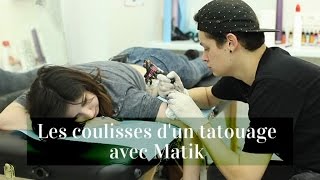 Les coulisses dun tatouage avec Matik et Juliette [upl. by Ventura963]